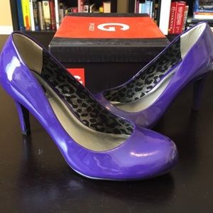 G by Guess Waverly Dark Purple Pump 3.5”heel 7.5M